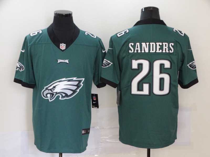 Nike Eagles 26 Miles Sanders Green Team Big Logo Vapor Untouchable Limited Jersey,We sell and wholesale Nike Eagles 26 Miles Sanders Green Team Big Logo Vapor Untouchable Limited Jersey on line form chian!